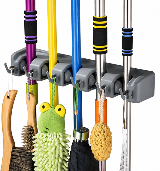 Brooms And Toiletries Organizer