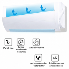 Adjustable AC Airflow Deflector