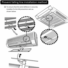 Adjustable AC Airflow Deflector