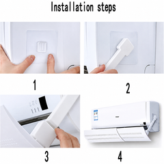 Adjustable AC Airflow Deflector