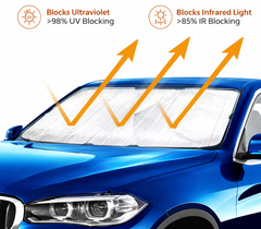 Car Windshield Sun Shade Umbrella – UV & Heat Protection
