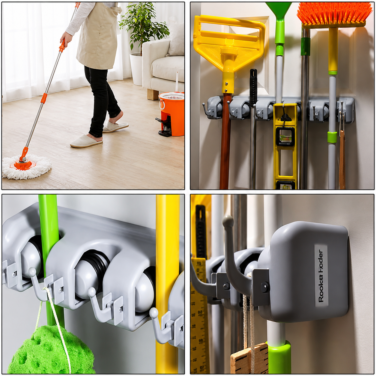 Brooms And Toiletries Organizer